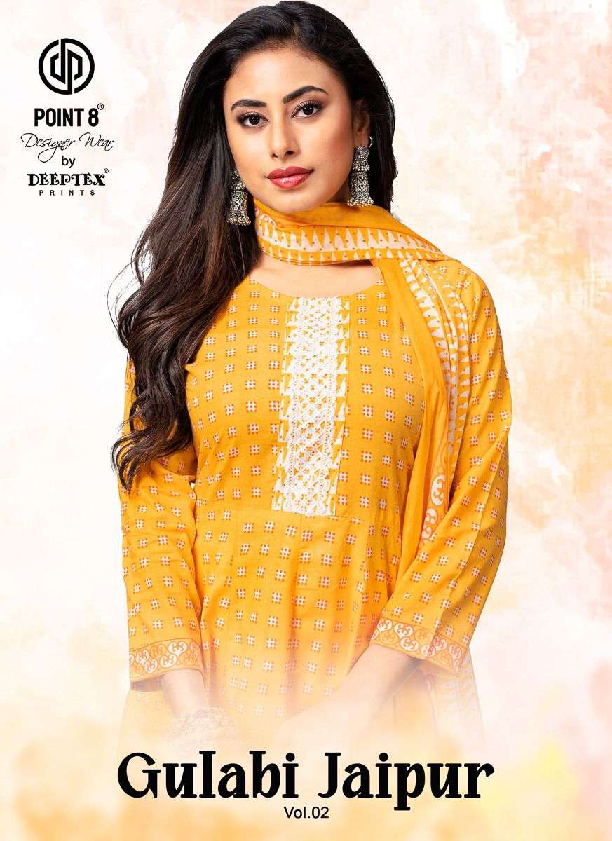 Gulabi Jaipur Vol 2 Deeptex Prints Cotton Readymade Anarkali Suits Supplier