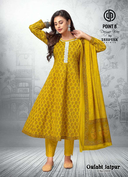 Gulabi Jaipur Vol 2 Deeptex Prints Cotton Readymade Anarkali Suits Supplier