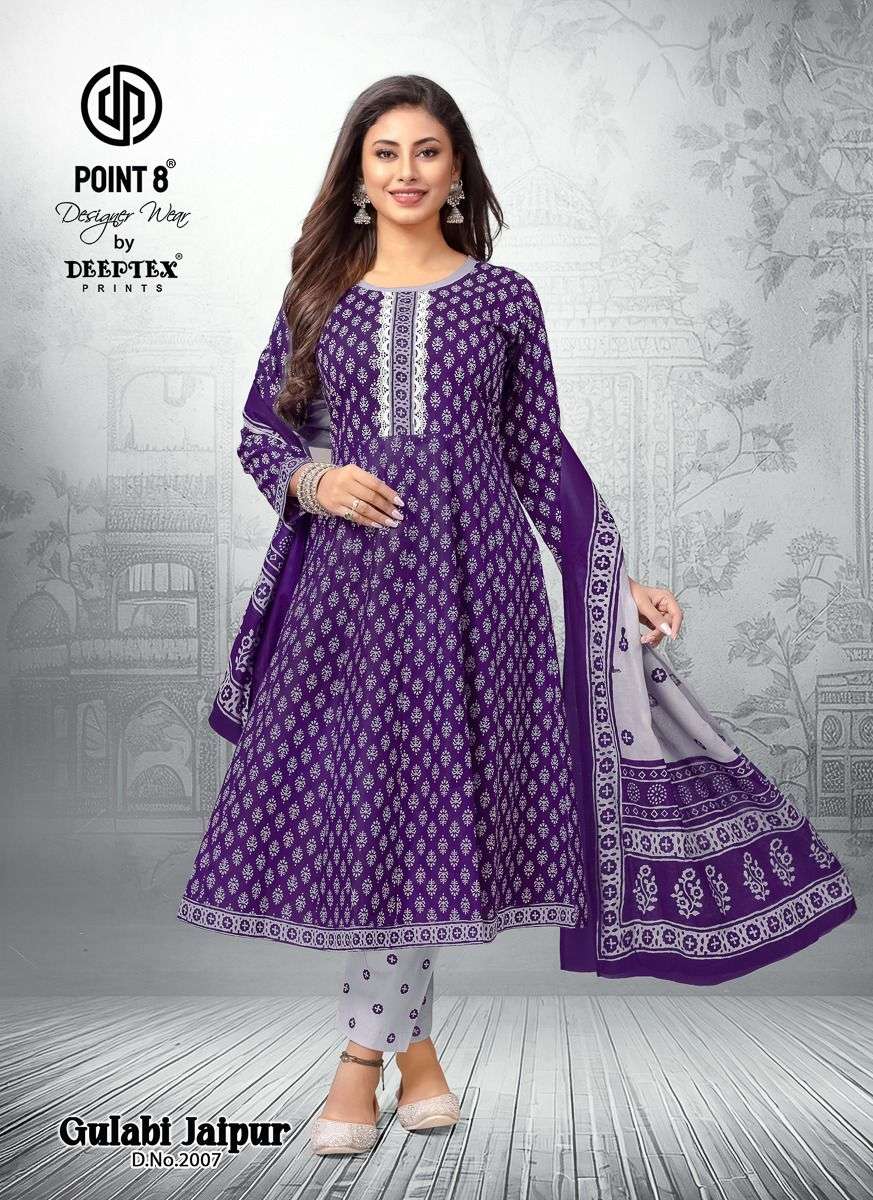 Gulabi Jaipur Vol 2 Deeptex Prints Cotton Readymade Anarkali Suits Supplier