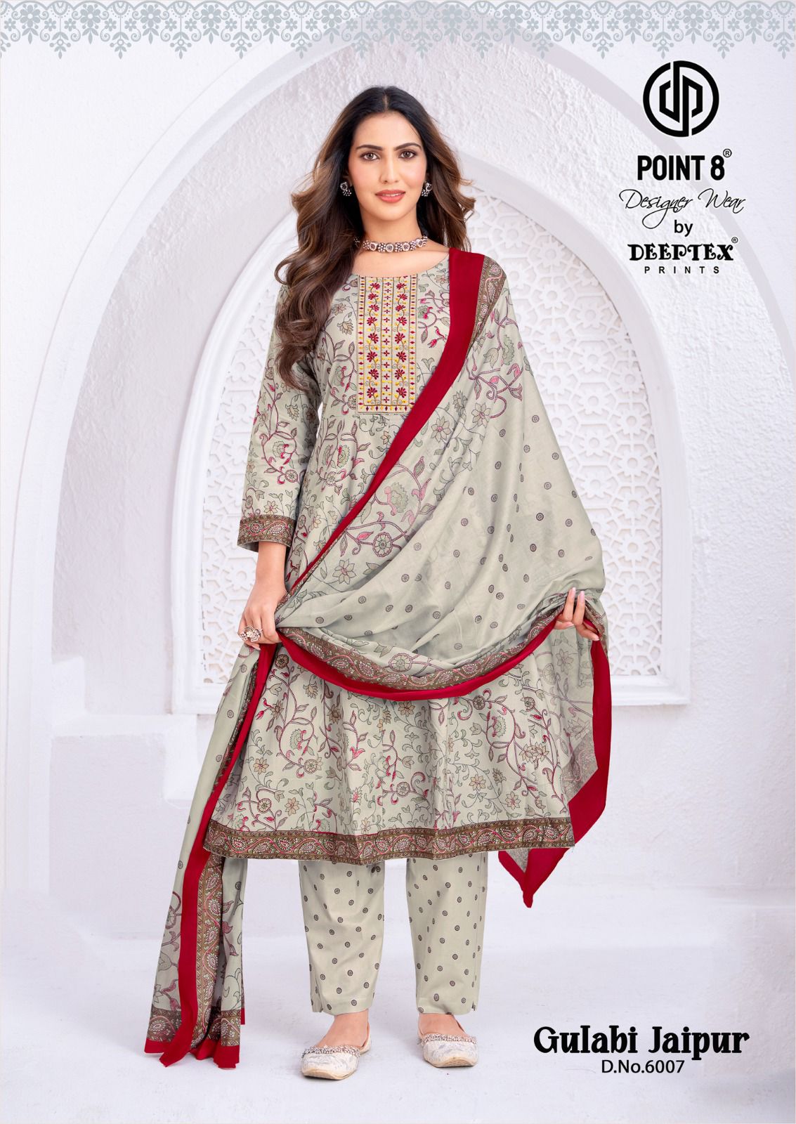 Gulabi Jaipur Vol 6 Point 8 Deeptex Prints Readymade Anarkali Suits Manufacturer Gujarat