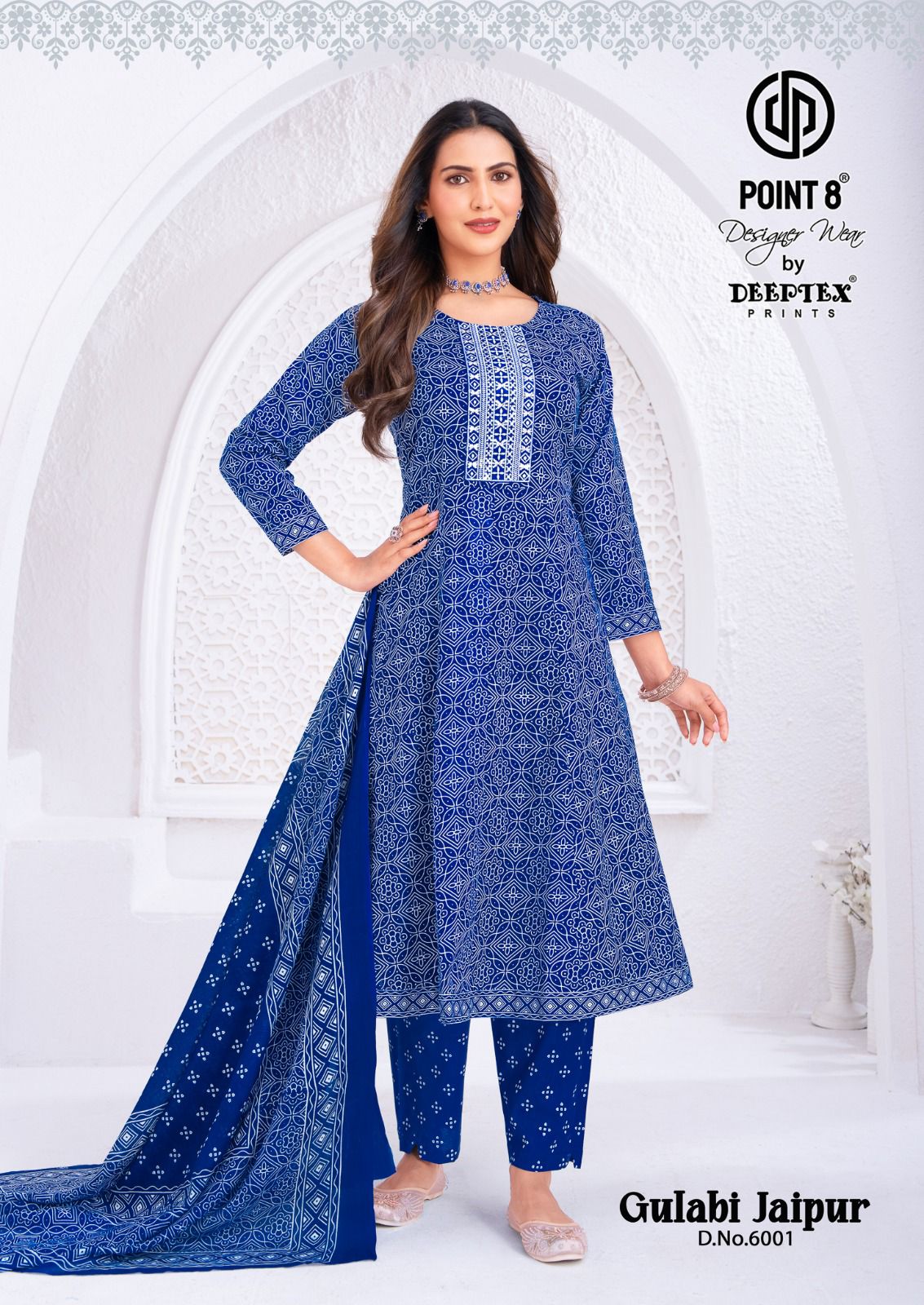 Gulabi Jaipur Vol 6 Point 8 Deeptex Prints Readymade Anarkali Suits Manufacturer Gujarat