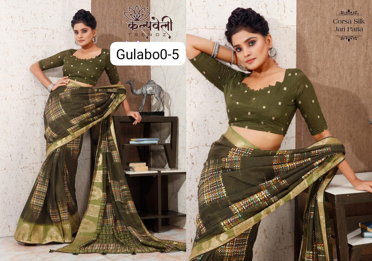 Gulabo 5 Kalpveli Silk Sarees