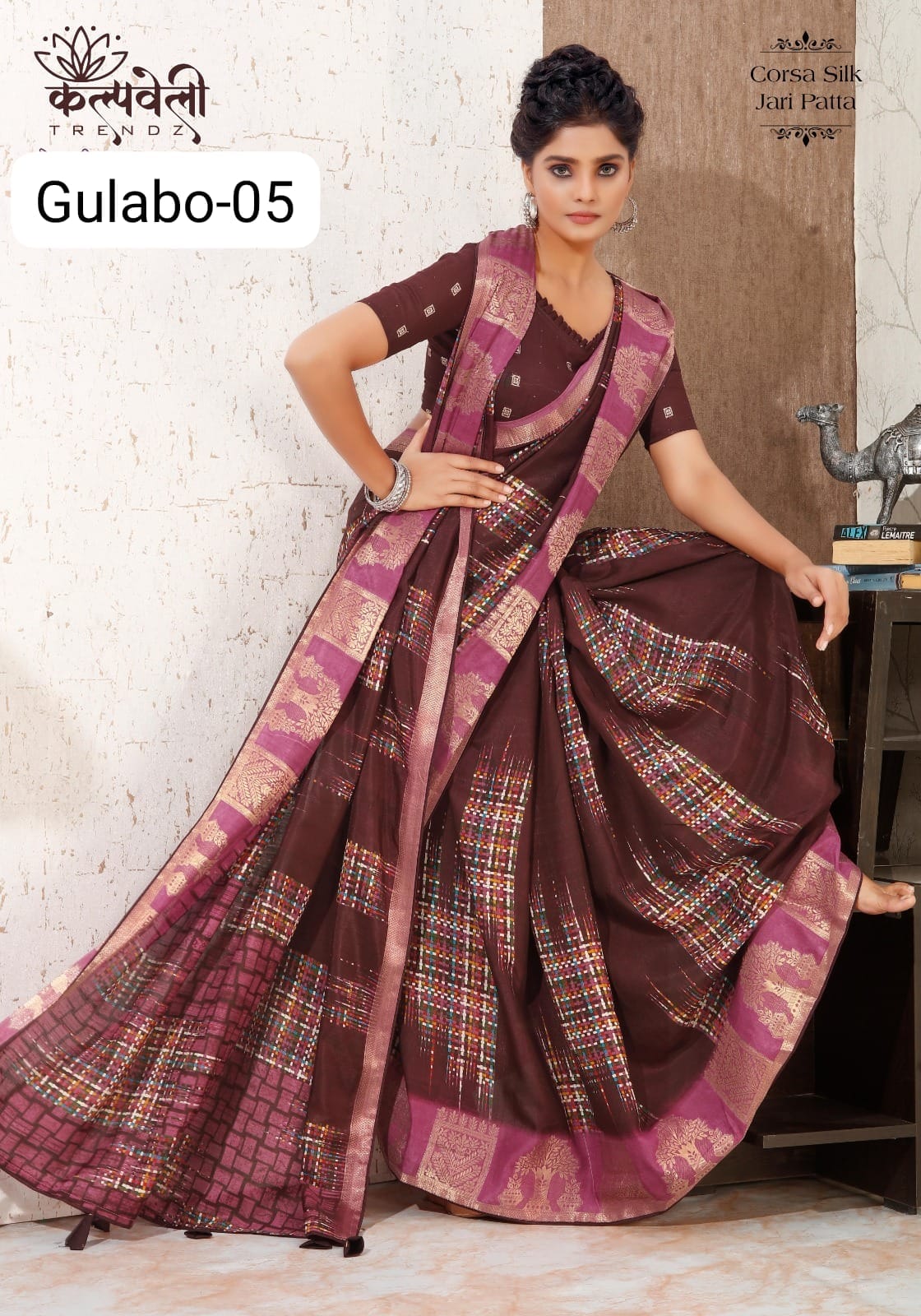 Gulabo 5 Kalpveli Silk Sarees