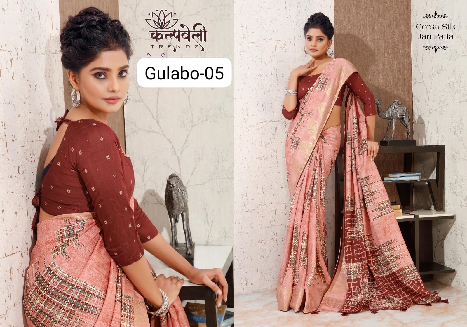 Gulabo 5 Kalpveli Silk Sarees