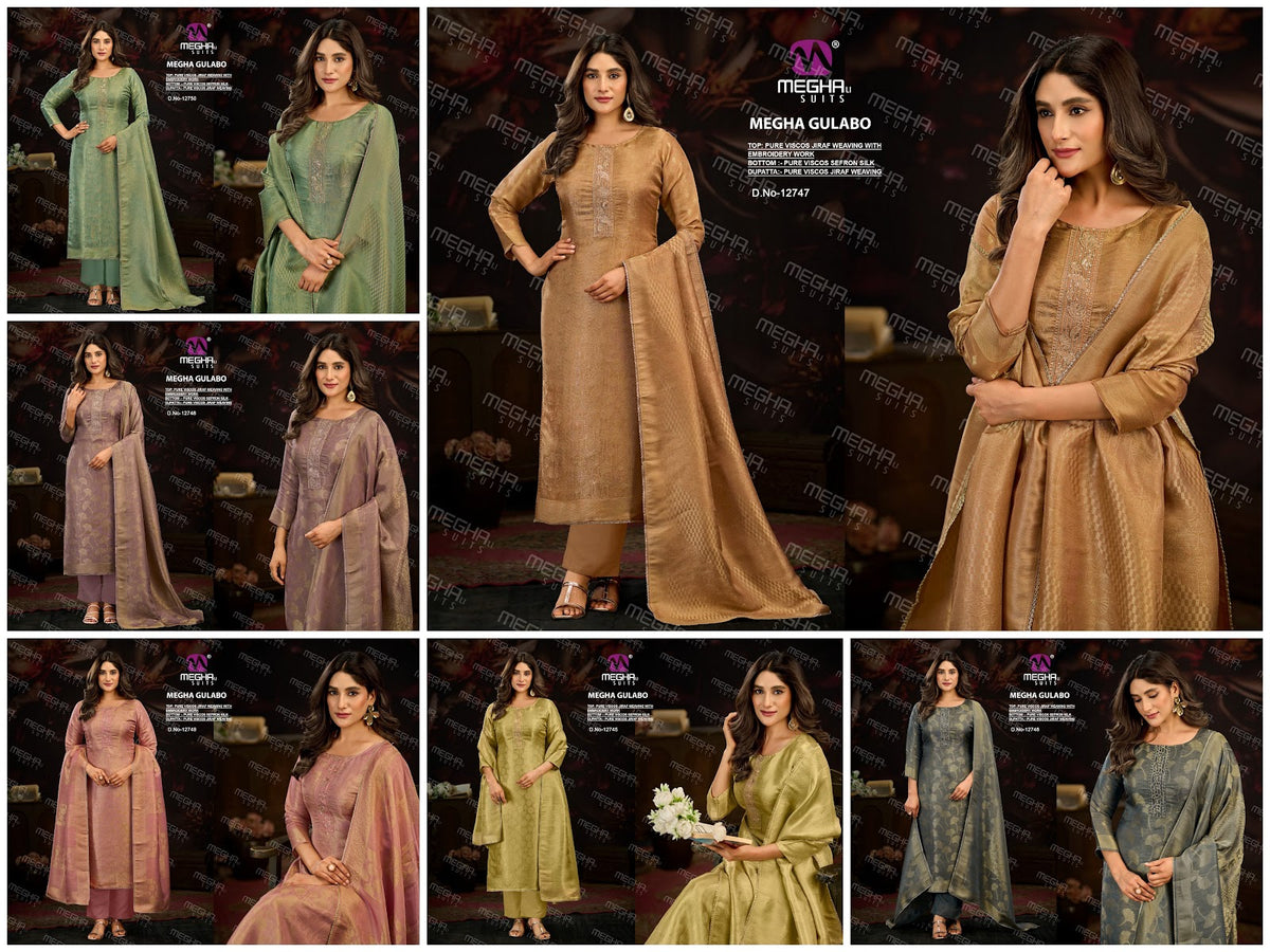 Gulabo Megha Viscose Pant Style Suits Wholesale Price
