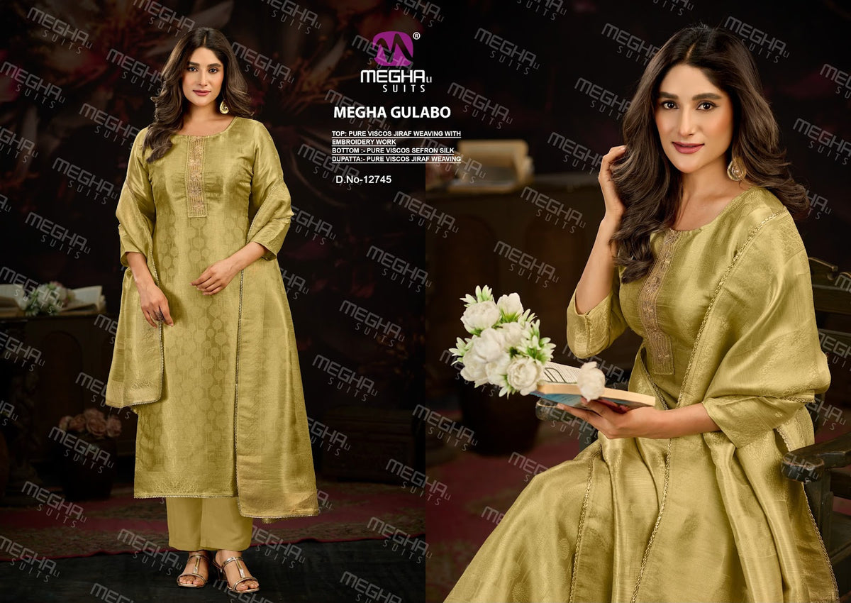Gulabo Megha Viscose Pant Style Suits Wholesale Price