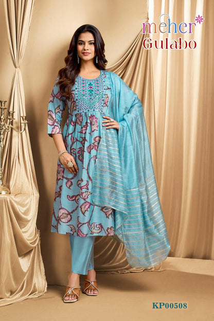 Gulabo Meher Vertican Readymade Anarkali Suits Supplier India