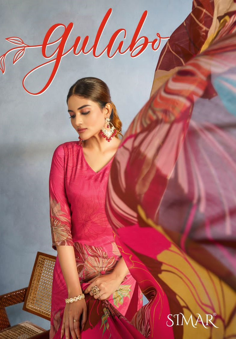 Gulabo Simar Pashmina Suits Supplier Ahmedabad