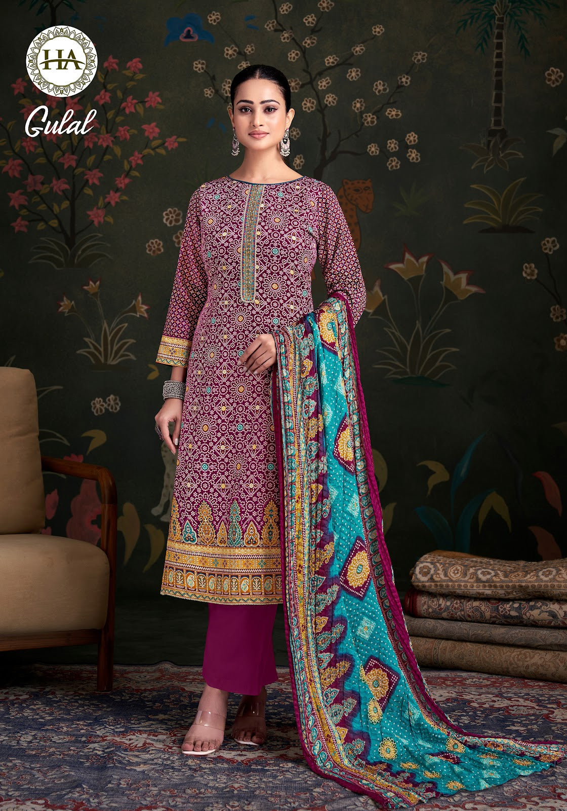 Gulal Harshit Fashion Zam Karachi Salwar Suits Manufacturer Gujarat