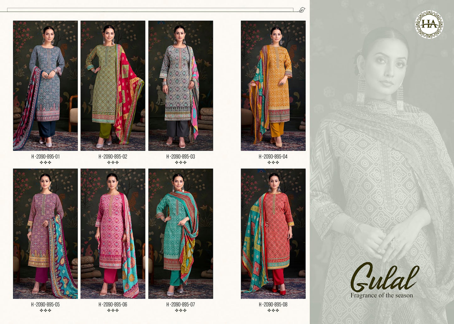 Gulal Harshit Fashion Zam Karachi Salwar Suits Manufacturer Gujarat