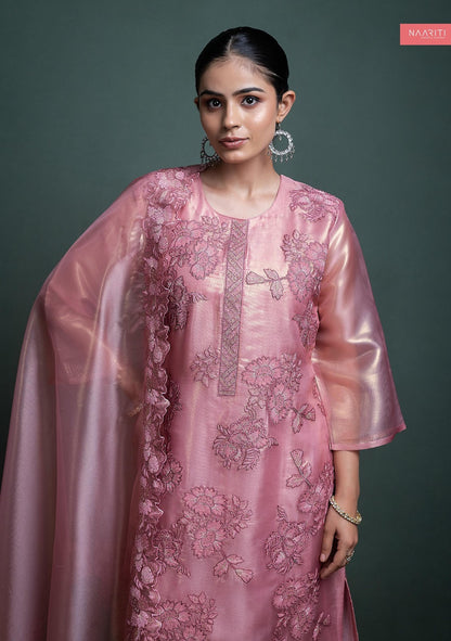 Gulal Naariti Tissue Pant Style Suits Wholesale Price