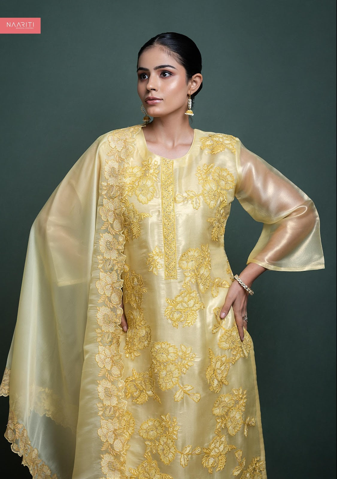 Gulal Naariti Tissue Pant Style Suits Wholesale Price