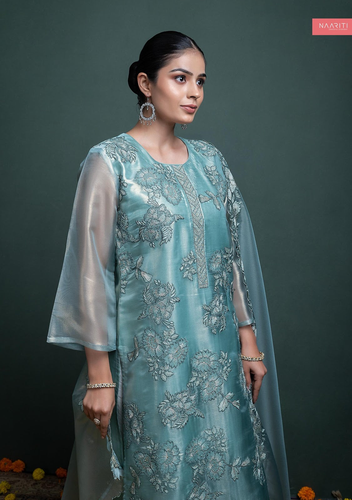 Gulal Naariti Tissue Pant Style Suits Wholesale Price