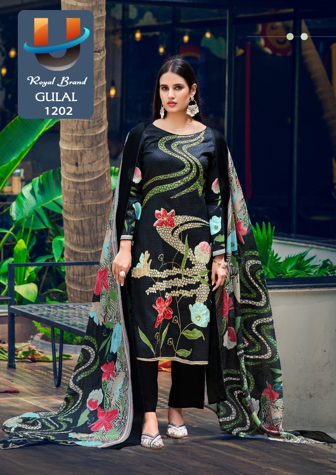 Gulal Vol 12 Royal Brand Cotton Karachi Salwar Suits Supplier Gujarat