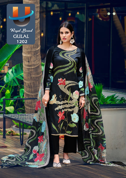 Gulal Vol 12 Royal Brand Cotton Karachi Salwar Suits Supplier Gujarat