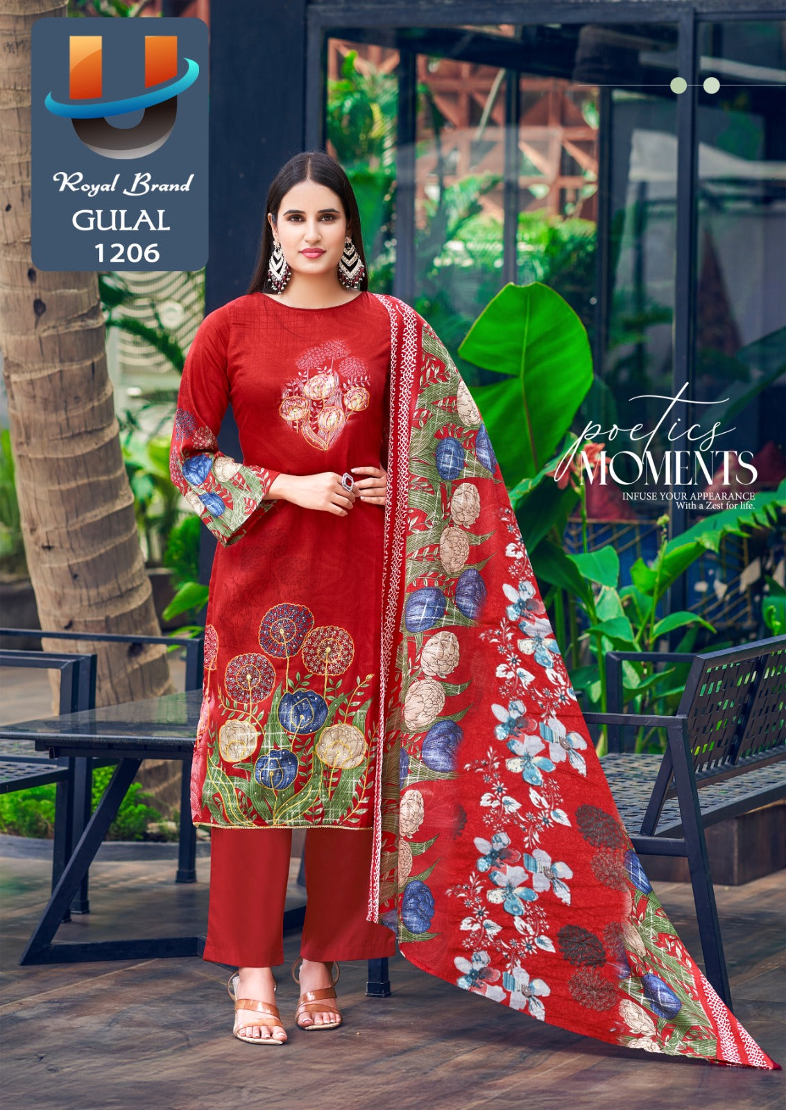 Gulal Vol 12 Royal Brand Cotton Karachi Salwar Suits Supplier Gujarat
