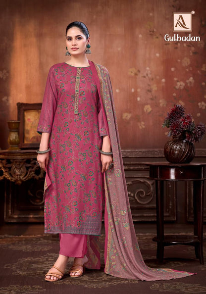 Gulbadan Alok Viscose Pashmina Suits Wholesale Rate