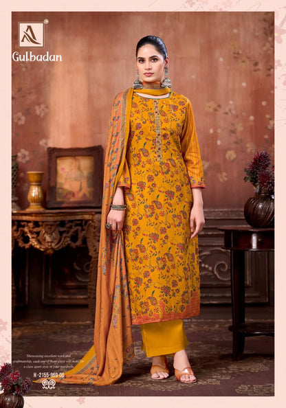 Gulbadan Alok Viscose Pashmina Suits Wholesale Rate