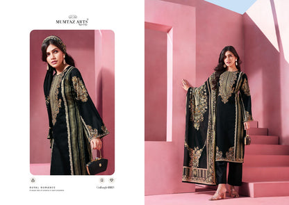 Gulbagh Mumtaz Arts Jam Satin Karachi Salwar Suits Wholesale