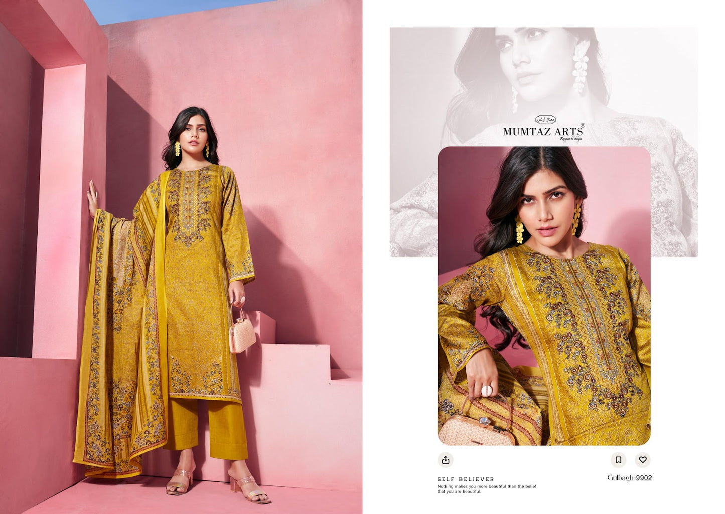 Gulbagh Mumtaz Arts Jam Satin Karachi Salwar Suits Wholesale