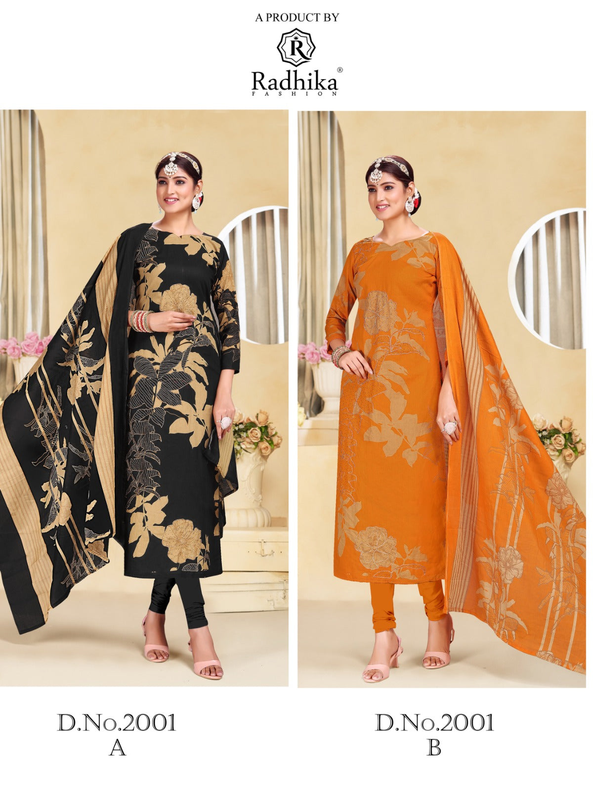 Gulbagh Vol 2 Radhika Fashion Cambric Cotton Pant Style Suits Wholesale Price