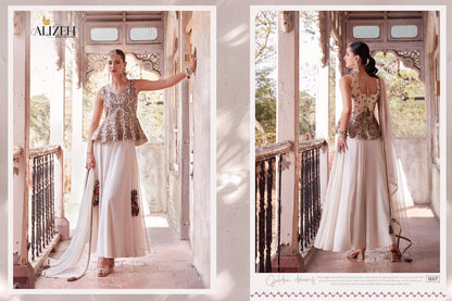 Gulbahar 5 Alizeh Georgette Indo Western Pair Wholesaler India