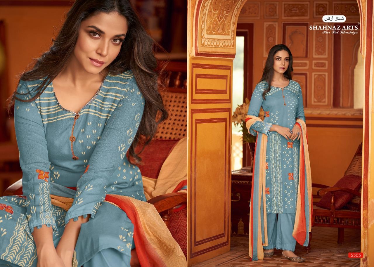 Gulbahar Shahnaz Arts Pashmina Suits Exporter Gujarat