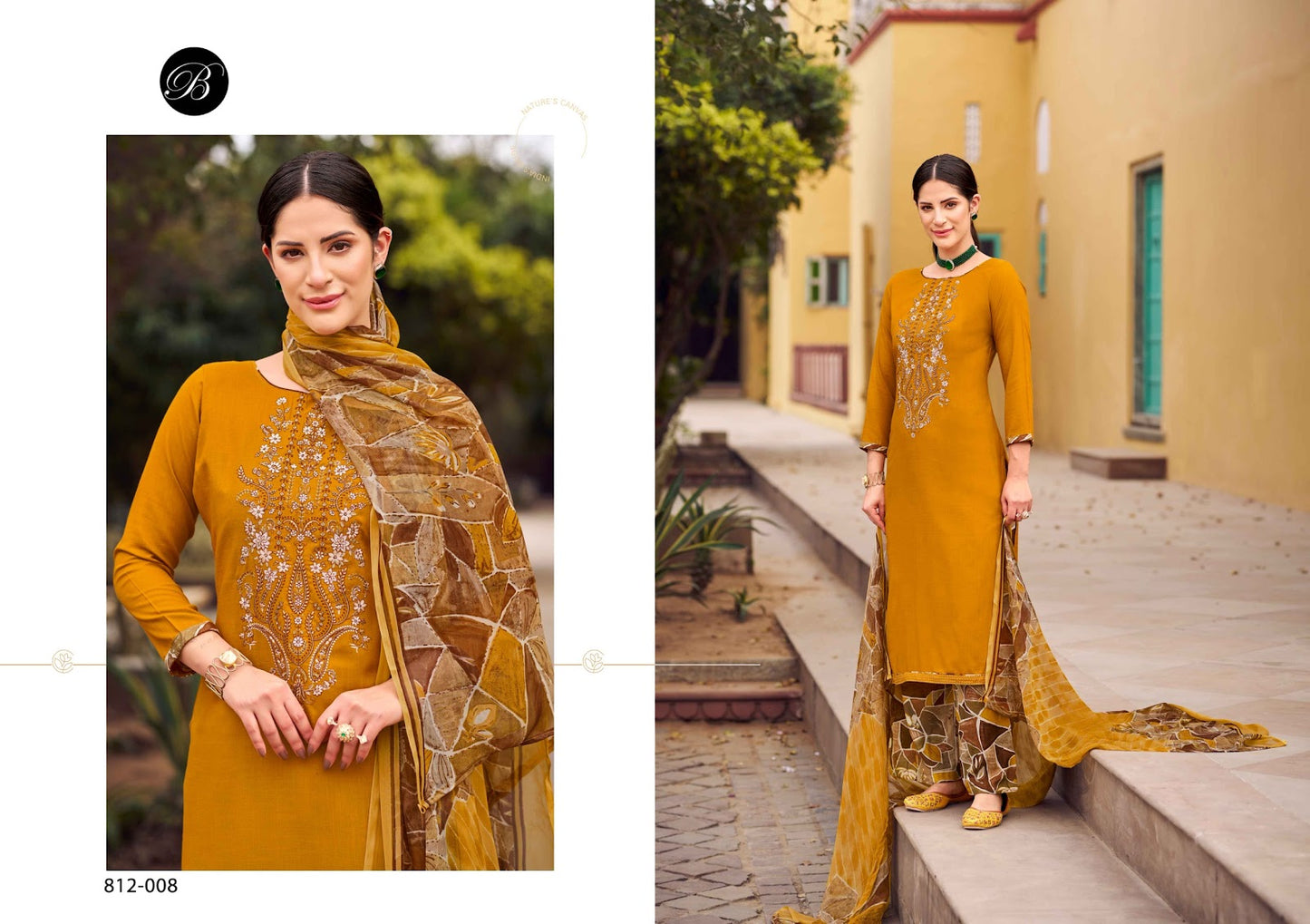 Gulbano Belliza Designer Studio Viscose Rayon Karachi Salwar Suits Wholesaler Ahmedabad