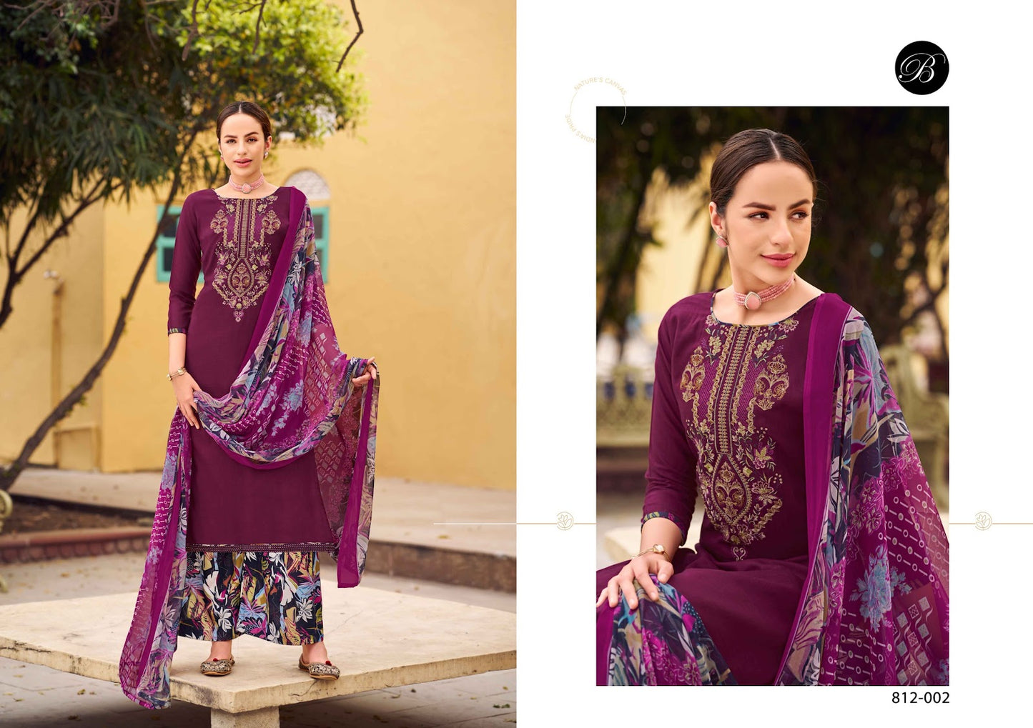 Gulbano Belliza Designer Studio Viscose Rayon Karachi Salwar Suits Wholesaler Ahmedabad