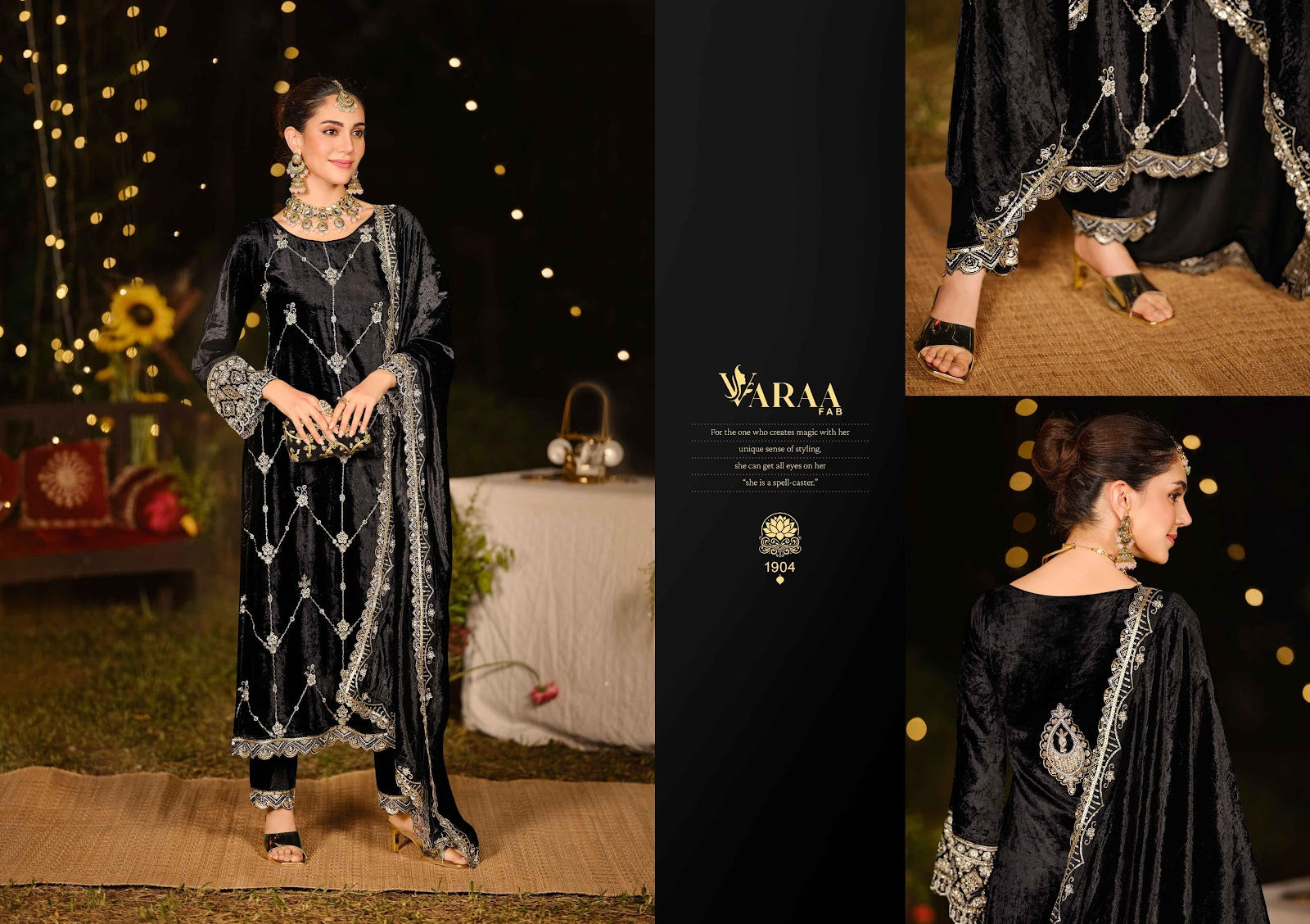 Gulbano Vol 2 Varaa Fab Velvet Suits Supplier Gujarat
