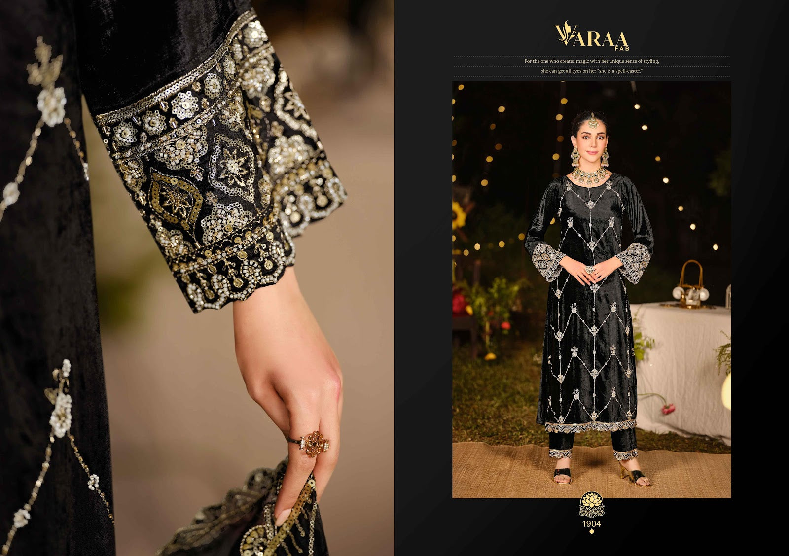Gulbano Vol 2 Varaa Fab Velvet Suits Supplier Gujarat