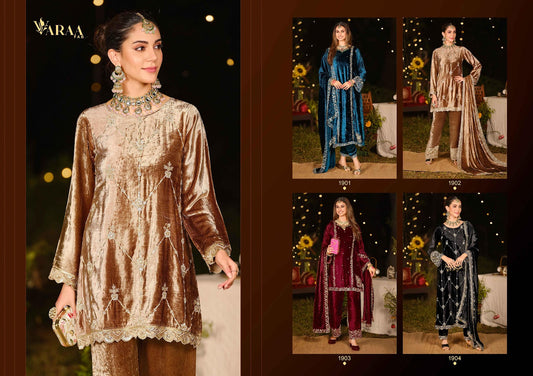 Gulbano Vol 2 Varaa Fab Velvet Suits Supplier Gujarat