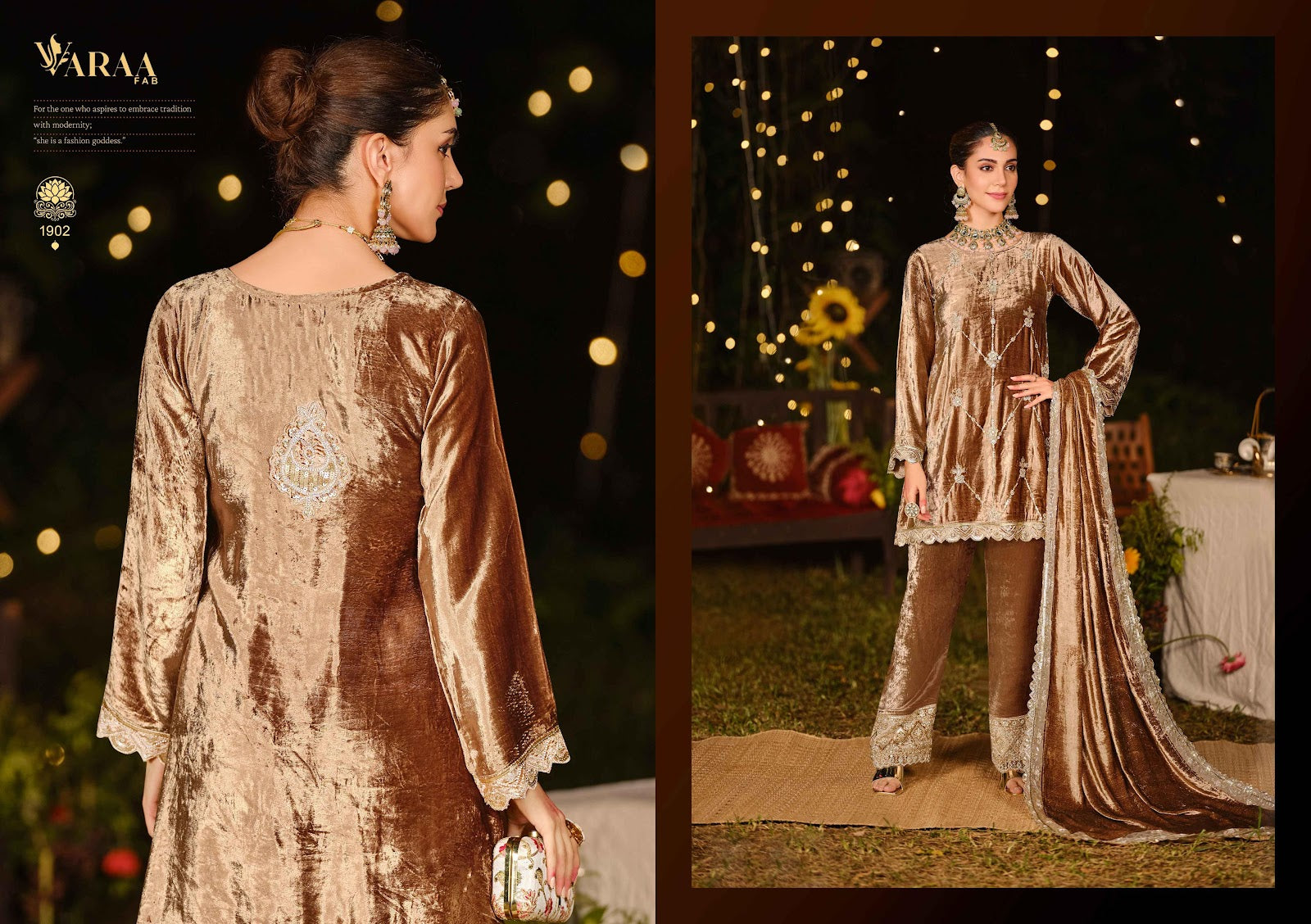 Gulbano Vol 2 Varaa Fab Velvet Suits Supplier Gujarat