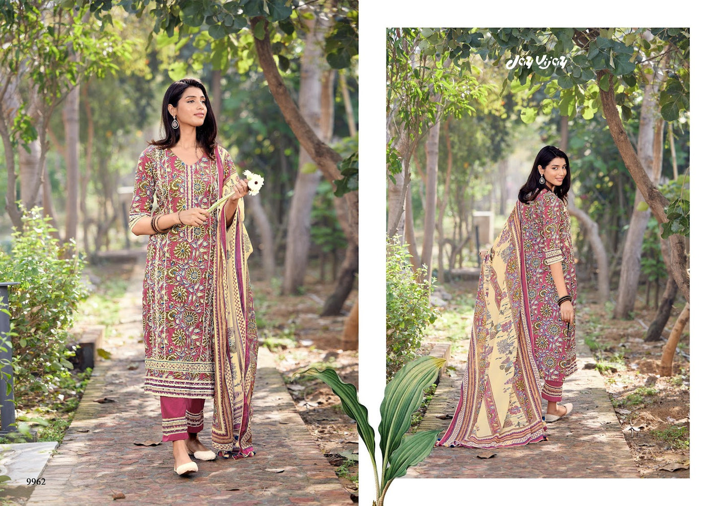 Guldasta Jay Vijay Pure Cotton Pant Style Suits Supplier Gujarat