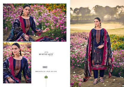 Guldasta Mumtaz Arts Lawn Cotton Karachi Salwar Suits Exporter Ahmedabad