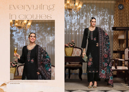 Gulfam Belliza Designer Studio Muslin Karachi Salwar Suits Supplier Gujarat