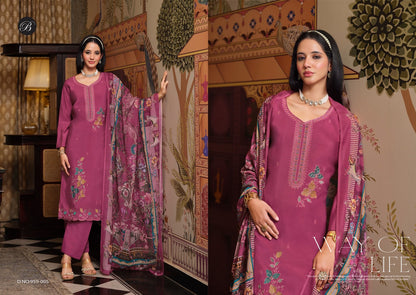 Gulfam Belliza Designer Studio Muslin Karachi Salwar Suits Supplier Gujarat