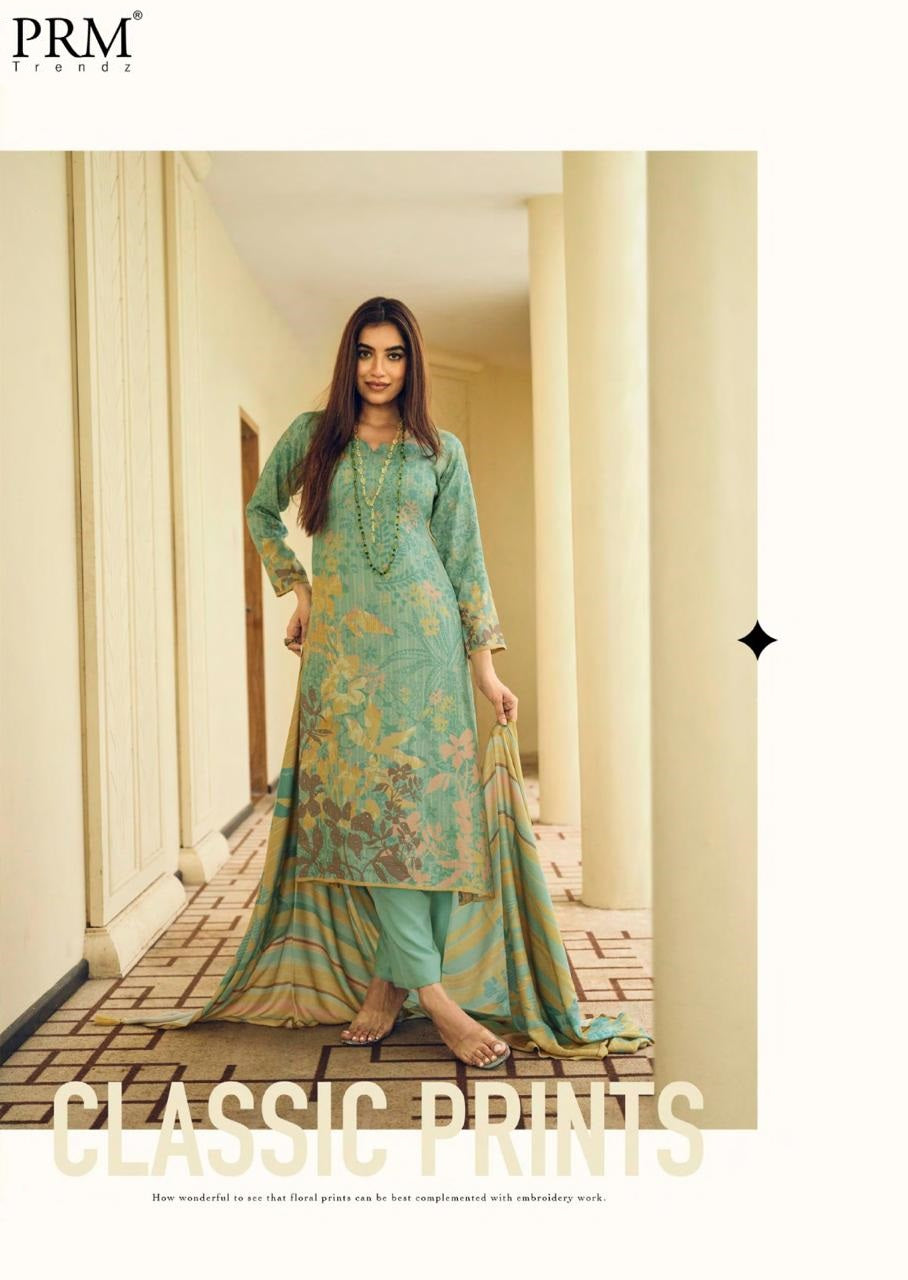 Gulfem Prm Trendz Viscose Pashmina Suits Supplier