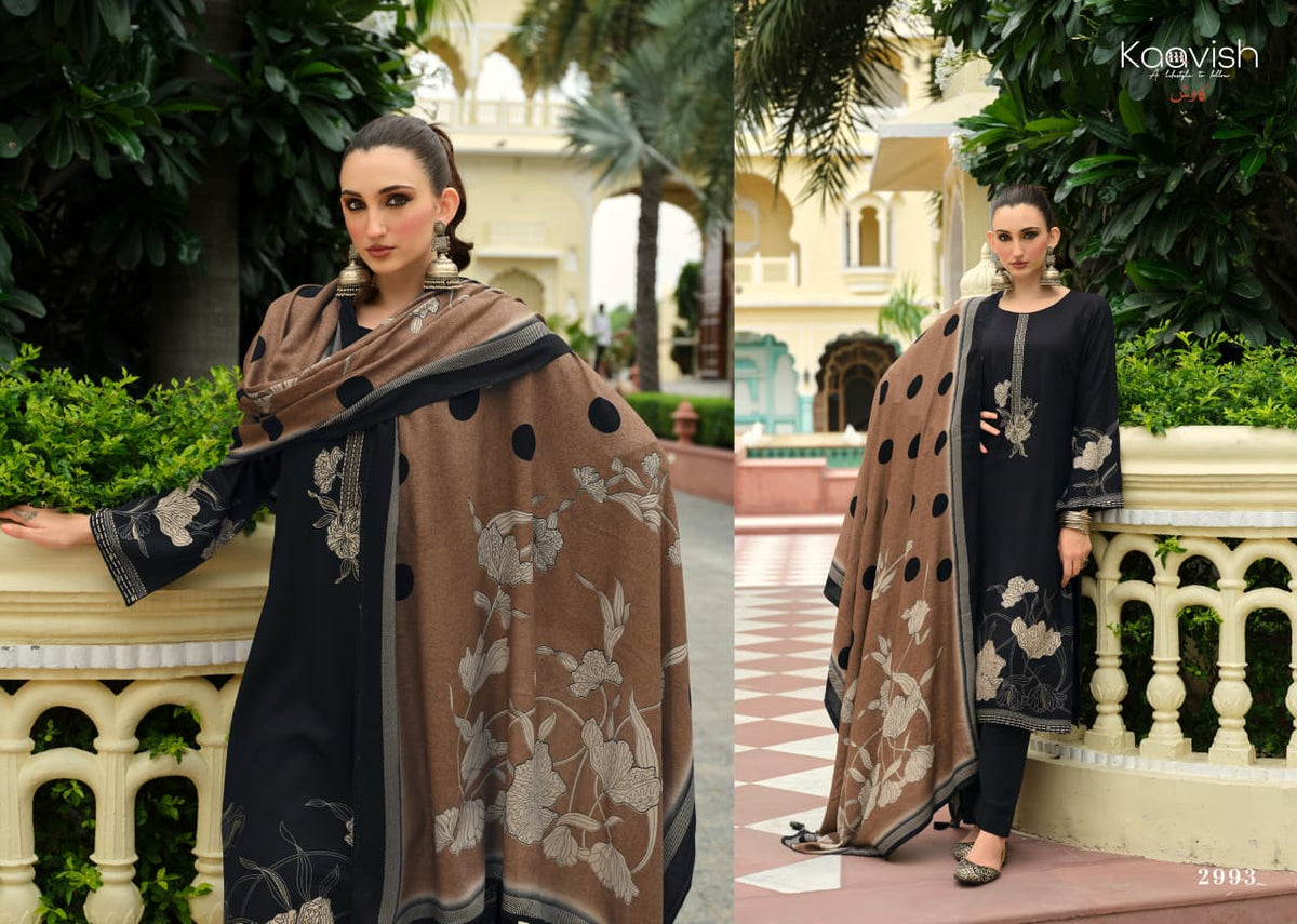 Gulfizaa Kaavish Viscose Pashmina Suits Manufacturer India