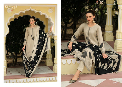 Gulfizaa Kaavish Viscose Pashmina Suits Manufacturer India