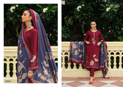 Gulfizaa Kaavish Viscose Pashmina Suits Manufacturer India
