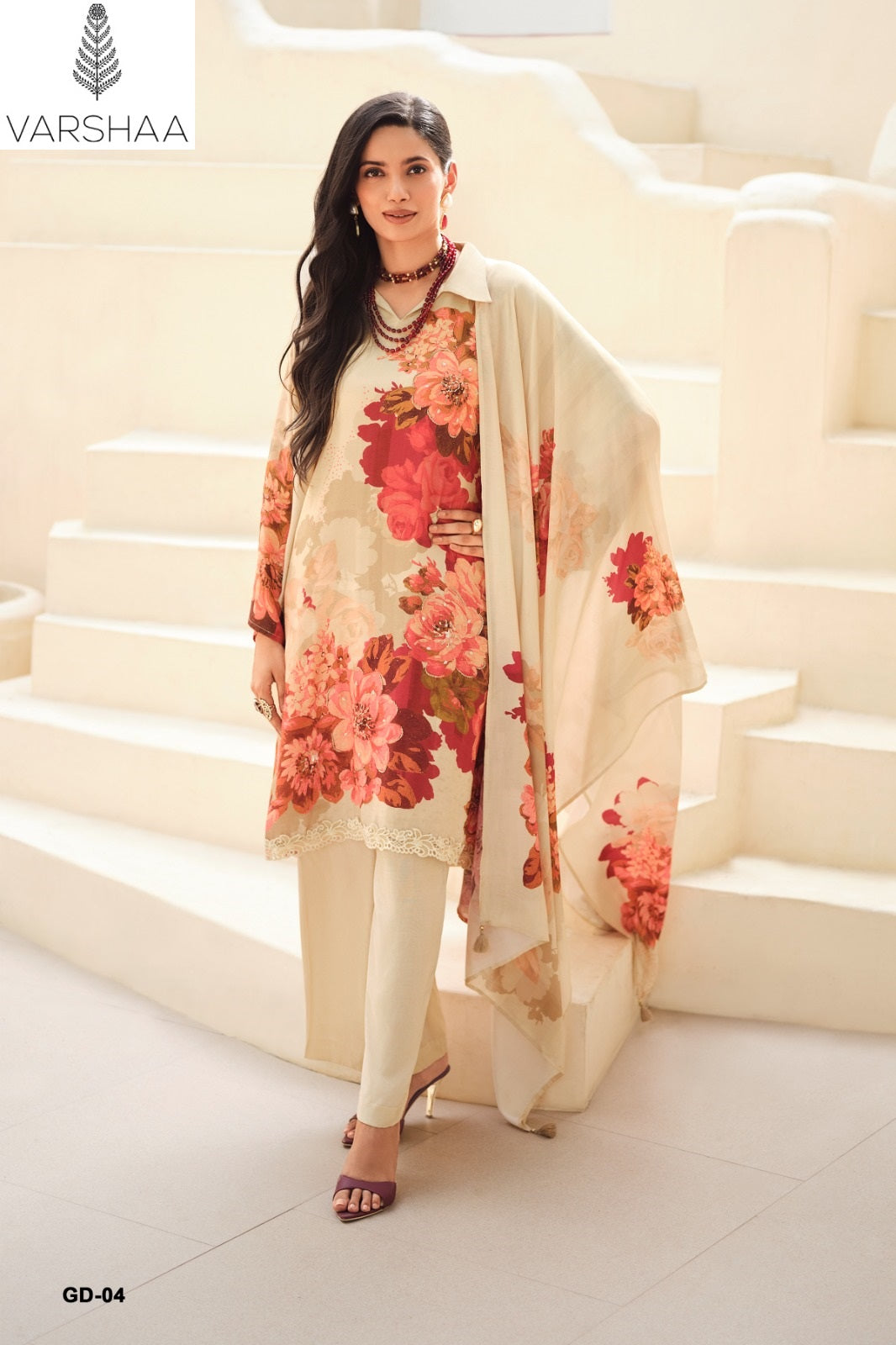 Gulisataan Diaries Varshaa Viscose Muslin Pant Style Suits Wholesale Rate