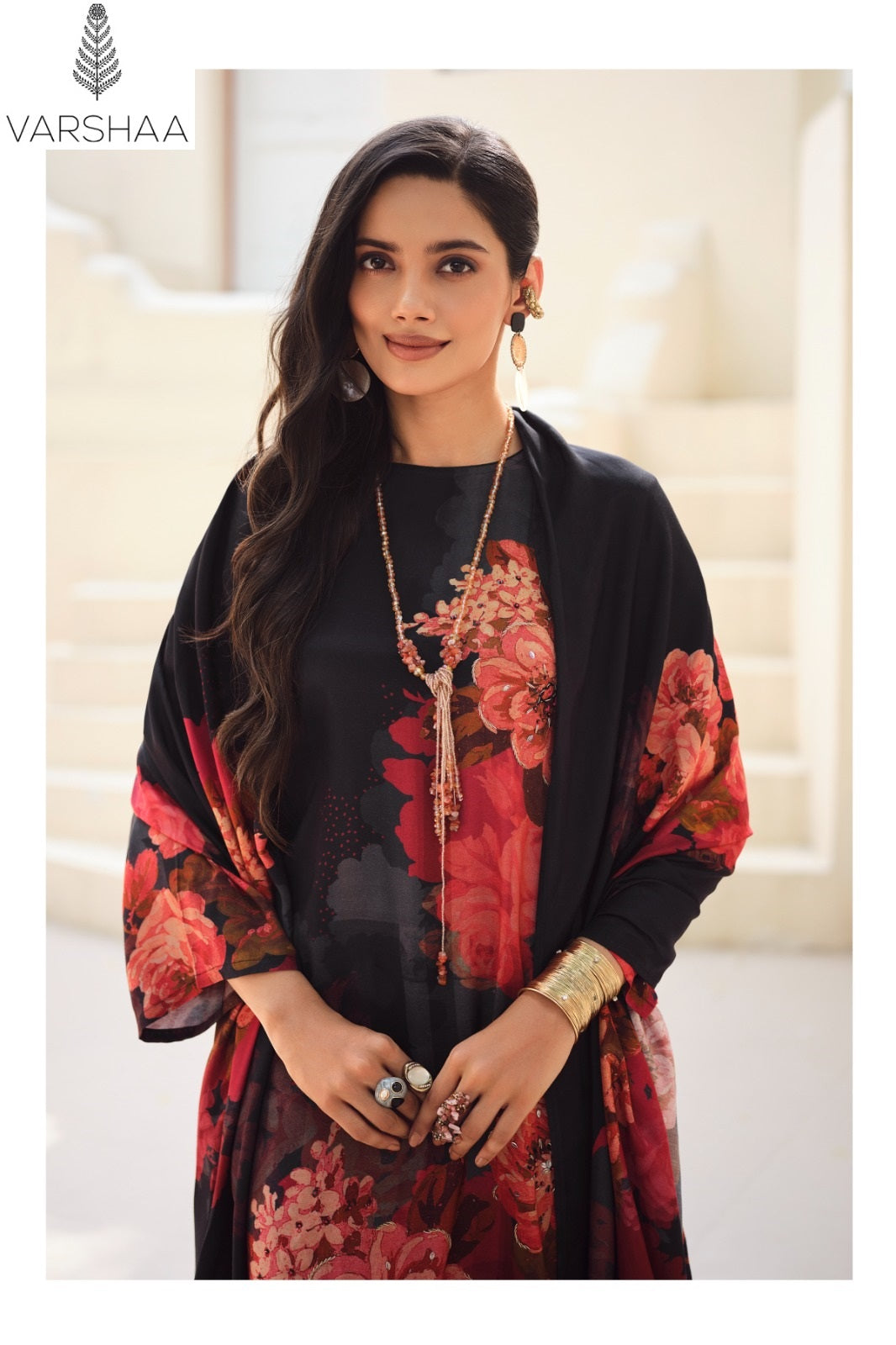 Gulisataan Diaries Varshaa Viscose Muslin Pant Style Suits Wholesale Rate