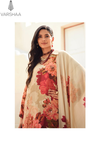Gulisataan Diaries Varshaa Viscose Muslin Pant Style Suits Wholesale Rate