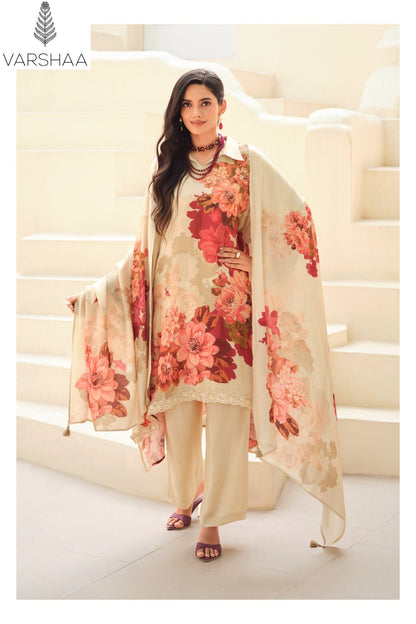 Gulisataan Diaries Varshaa Viscose Muslin Pant Style Suits Wholesale Rate