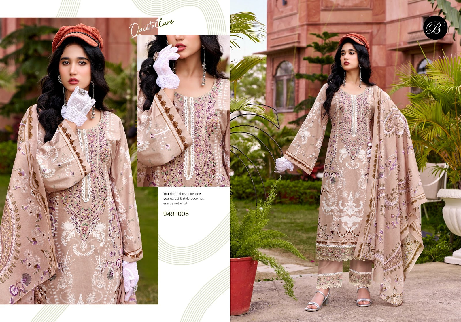 Gulistaan Belliza Designer Studio Cotton Karachi Salwar Suits Manufacturer Gujarat