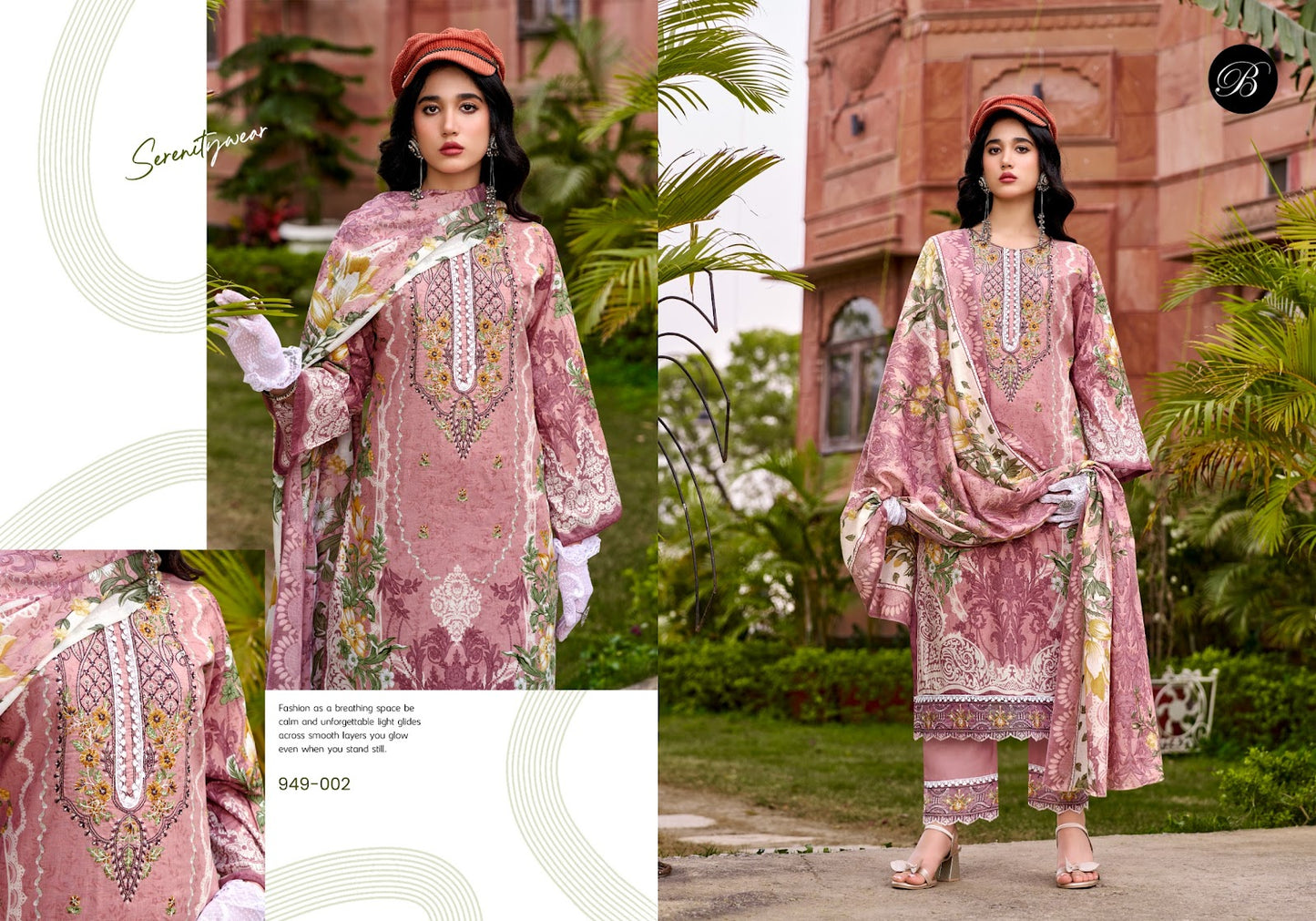 Gulistaan Belliza Designer Studio Cotton Karachi Salwar Suits Manufacturer Gujarat