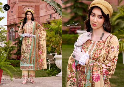 Gulistaan Belliza Designer Studio Cotton Karachi Salwar Suits Manufacturer Gujarat