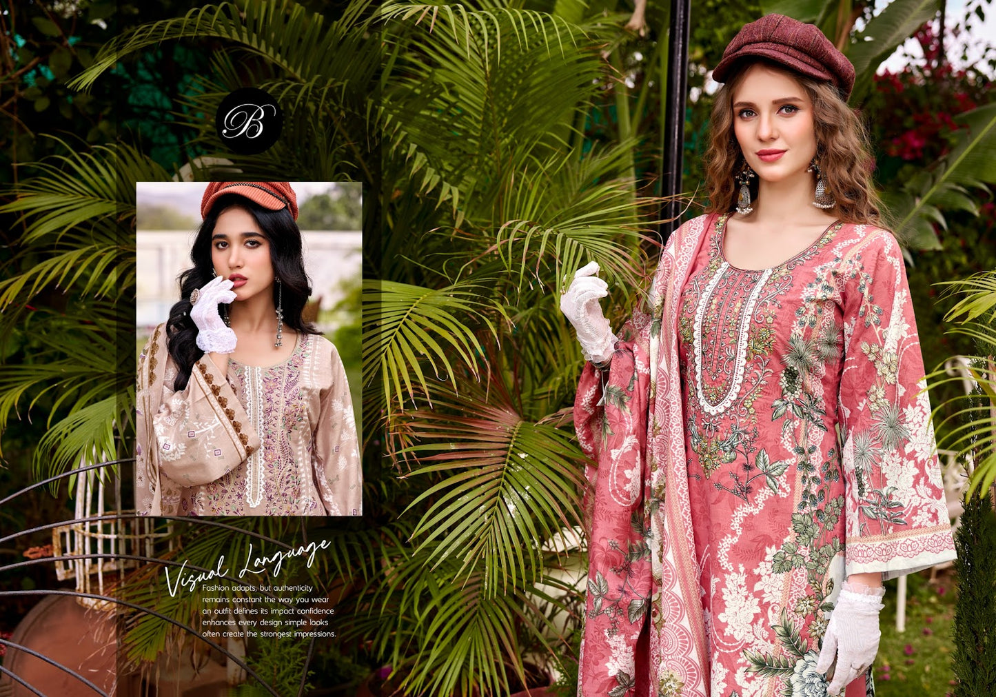 Gulistaan Belliza Designer Studio Cotton Karachi Salwar Suits Manufacturer Gujarat
