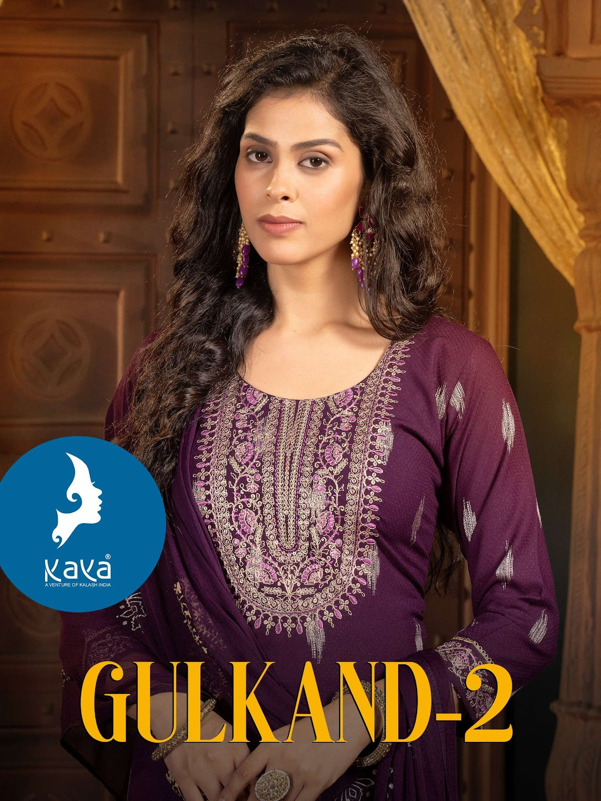 Gulkand 2 Kaya Rayon Readymade Pant Style Suits Wholesale Rate